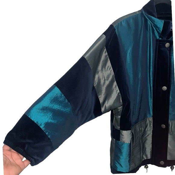 Vintage London Fog Essential 3M Reflective Zip Jacket Size XS Reg - Picture 2 of 15